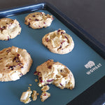 Wombat Reusable Non-Stick Silicone Baking Mats - Blue (2 Pack)