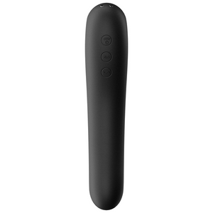 
            
                Load image into Gallery viewer, SATISFYER Dual Kiss Air Pulse &amp;amp; G-Spot Massager - Black
            
        