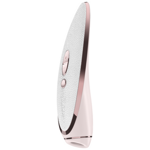 
            
                Load image into Gallery viewer, SATISFYER Luxury Air Pulse Stimulator + Vibrator -  Prêt-à-porter White and Rose Gold
            
        