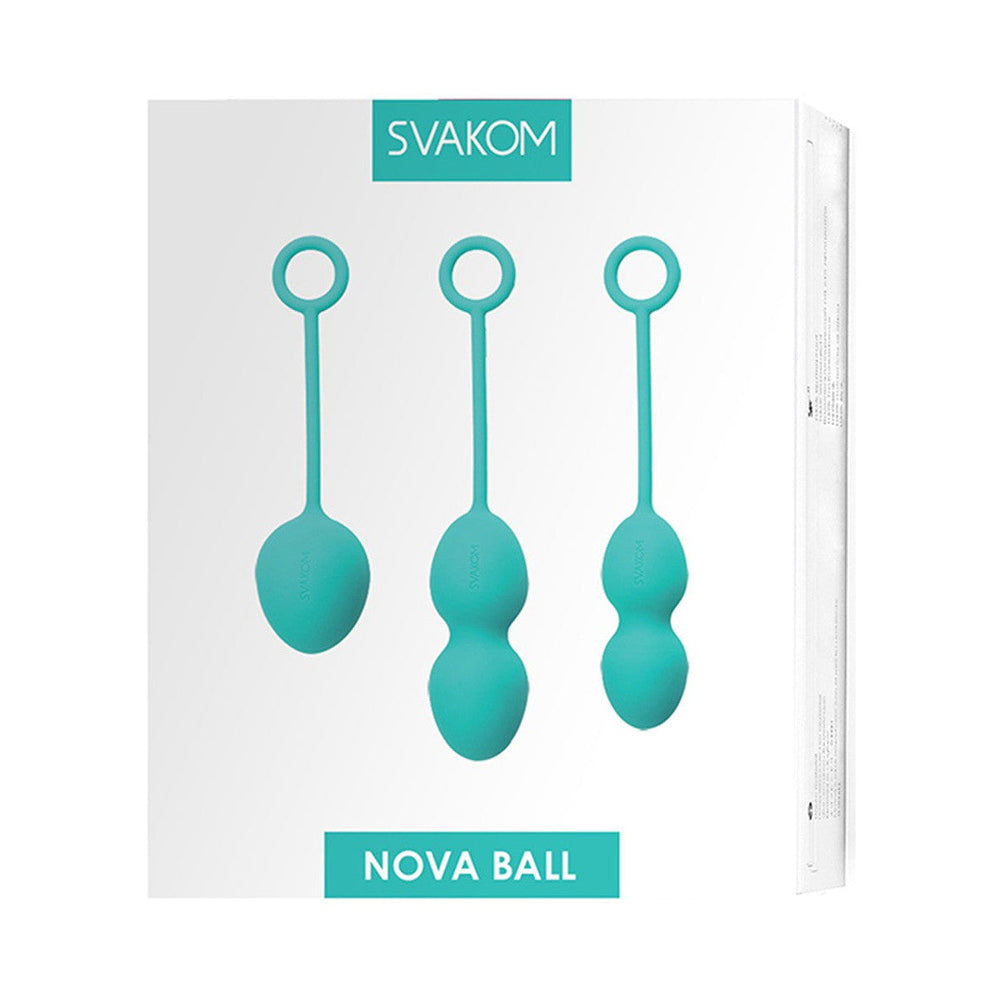 SVAKOM Nova Weighted Kegel Exercise Ball Set - Violet (3 Pack)