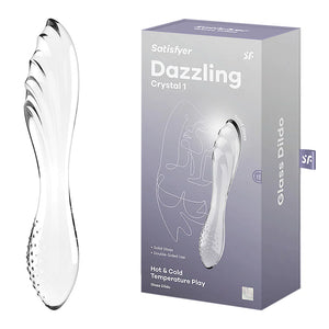 Consolador de cristal SATISFYER Dazzling Crystal 1 - Transparente