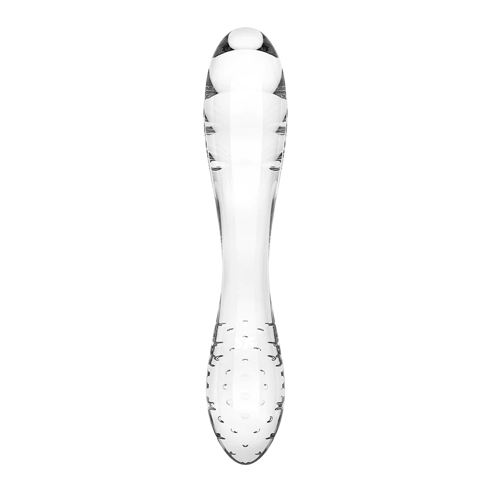 SATISFYER Dazzling Crystal 1 Glass Dildo - Transparent