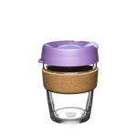 KeepCup Reusable Coffee Cup - Brew Glass & Cork - Medium 12oz Purple (Moonlight)