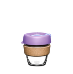 KeepCup Reusable Coffee Cup - Brew Glass & Cork - Extra Small 6oz Purple (Moonlight)