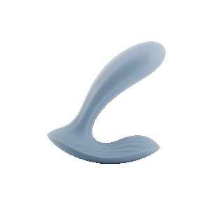 Vibrador portátil doble Erica de SVAKOM, azul polvoriento (controlado por aplicación)
