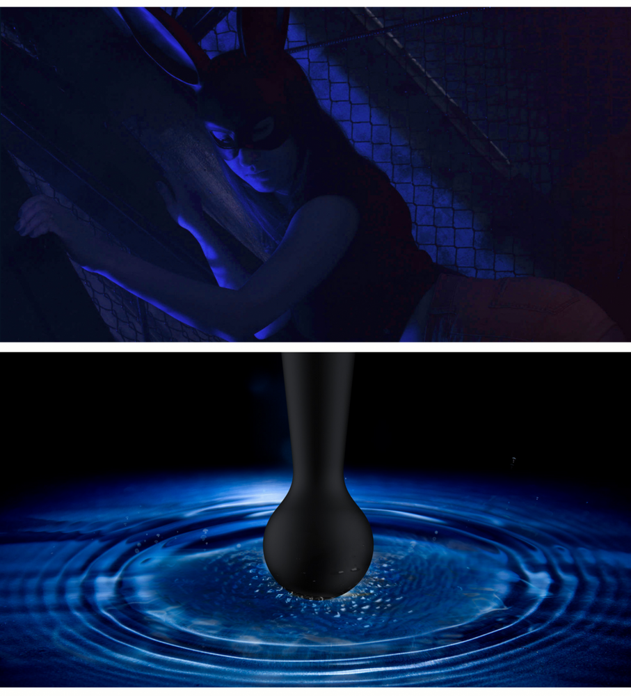 Vibrador masajeador interactivo con calefacción Emma Neo de SVAKOM (control interactivo por aplicación, video y cámara web) - Negro
