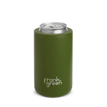 Frank Green 3-in-1 Insulated Stubby Holder & Tumbler with Lid 425ml (15oz) - Khaki Green Duo (2 Pack)