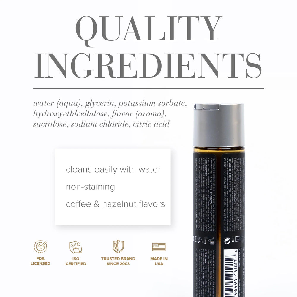 JO Gelato Water-Based Lubricant - Hazelnut Espresso (120ml)