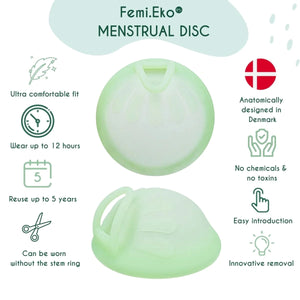 
            
                Load image into Gallery viewer, FEMI EKO Reusable Menstrual Disc
            
        