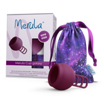 MERULA Menstrual Cup One Size - Galaxy (Violet Purple)