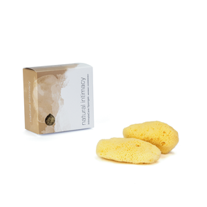 NATURAL INTIMACY Menstrual Sea Sponges - Bleached Large (2 Pack)