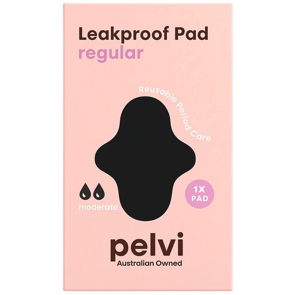 Pelvi Reusable Cloth Pad - Regular Black