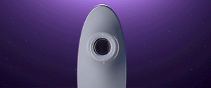 Estimulador de clítoris SVAKOM Pulse Galaxie con proyector de luz de estrellas, color lila (controlado por aplicación)