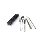 RetroKitchen Carry Your Cutlery Travel Set - Criss Cross