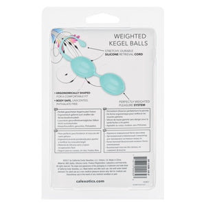 CALEXOTICS Weighted Kegel Balls - Teal