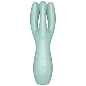 SATISFYER Threesome 3 Clitoral and Labia Stimulator - Mint