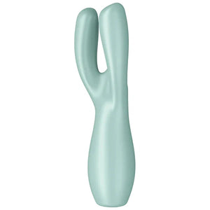 SATISFYER Threesome 3 Clitoral and Labia Stimulator - Mint