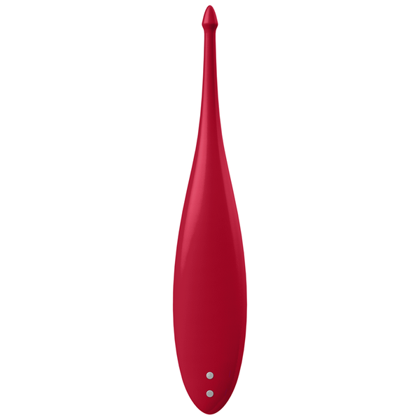 Masajeador de dedos giratorio SATISFYER Fun Spot - Rojo amapola
