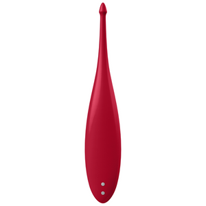 Masajeador de dedos giratorio SATISFYER Fun Spot - Rojo amapola