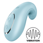 Masajeador de contacto SATISFYER Dipping Delight - Azul claro