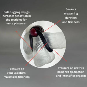 FIRMTECH Tech Ring Wearable Vascular Health Monitor (App Enabled)