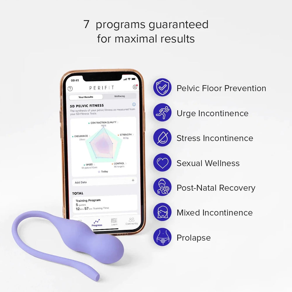 PERIFIT Care + Smart Kegel Pelvic Floor Exerciser & Tracker (App Controlled)