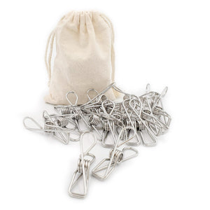 Clavijas Wombat 316 de acero inoxidable resistentes a la intemperie con bolsa de almacenamiento (juego de 20)