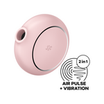 SATISFYER Pro To Go 3: Estimulador + Vibrador Air Pulse - Rosa