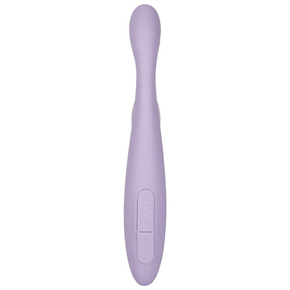 SVAKOM Cici Plus 2 Slim Rabbit Vibrator - Pastel Lilac (App-Contolled)