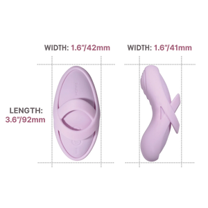 SVAKOM Echo 2 Flexible Finger or Panty Vibrator - Pink Lilac (App-Controlled)