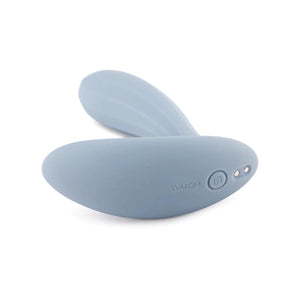 Vibrador portátil doble Erica de SVAKOM, azul polvoriento (controlado por aplicación)