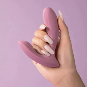 SVAKOM Erica Wearable Dual Vibrator - Romantic Rose (App Controlled)