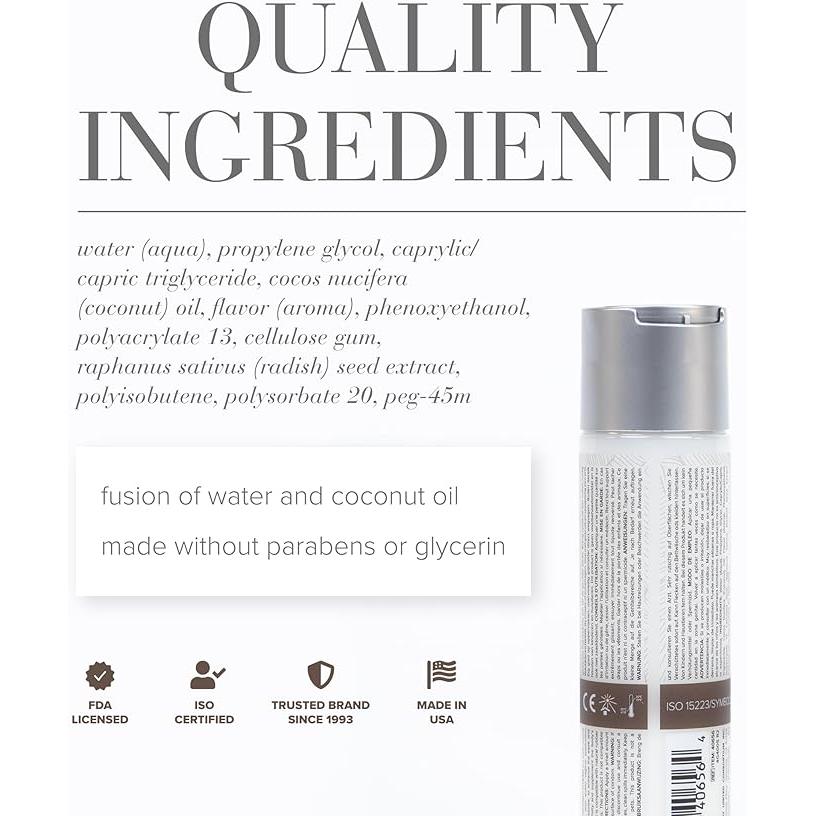JO Coconut Oil and Water Hybrid Lubricant (120ml)