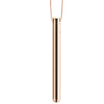LE WAND Chrome Vibrating Necklace - Rose Gold