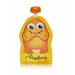 Little Mashies Reusable Squeeze Food Pouch - Orange (2 Pack)