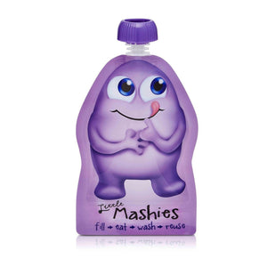 Little Mashies Reusable Squeeze Food Pouch - Assorted Designs (10 Pack)