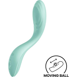 SATISFYER Rrrolling Pleasure G-Spot Vibrator with Moving Ball - Mint