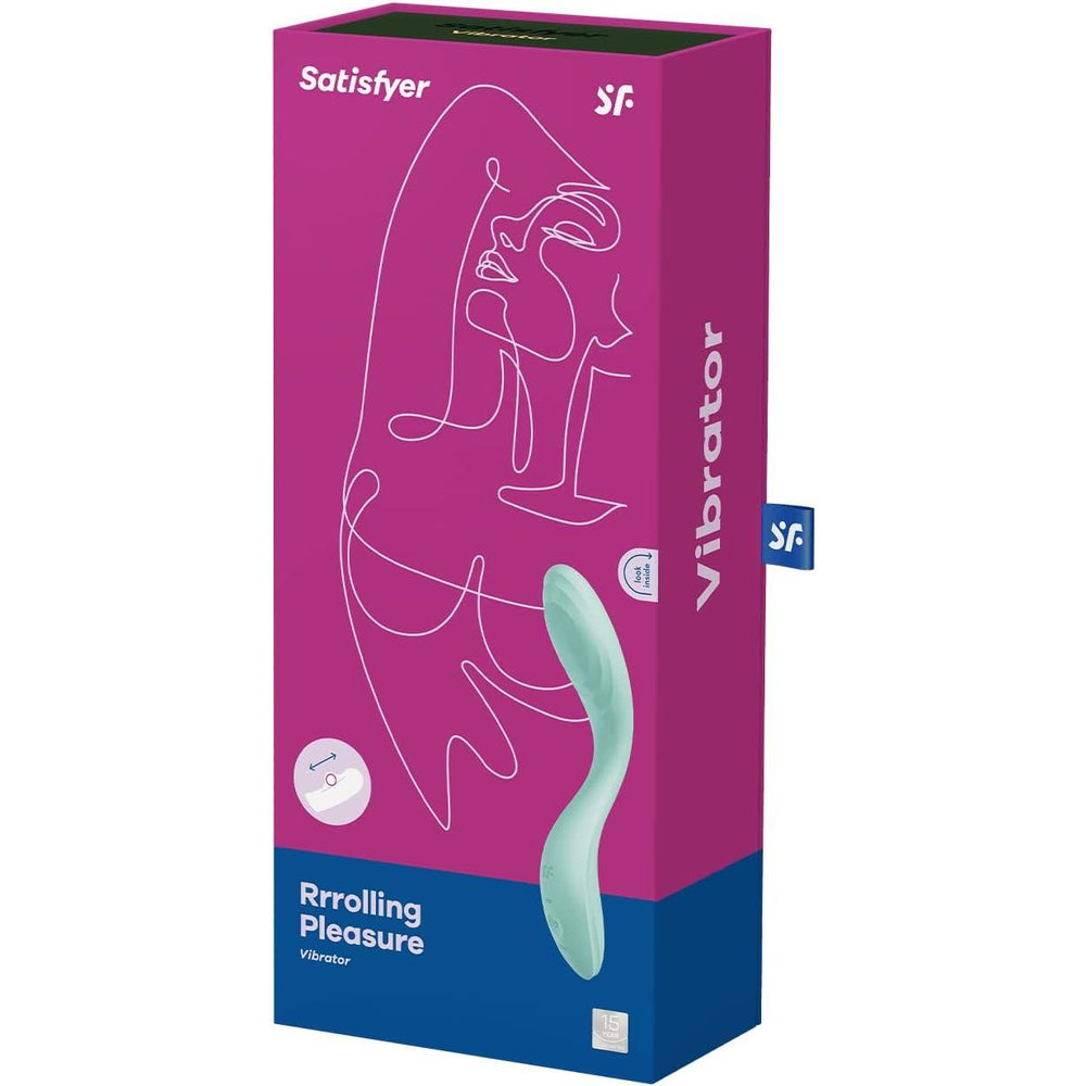 SATISFYER Rrrolling Pleasure G-Spot Vibrator with Moving Ball - Mint
