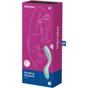 SATISFYER Rrrolling Pleasure G-Spot Vibrator with Moving Ball - Mint