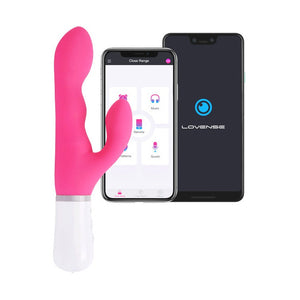 Vibrador conejo giratorio LOVENSE Nora (control remoto)