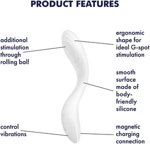 SATISFYER Rrolling Explosion Vibrador de punto G con bola móvil