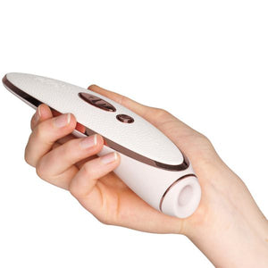 SATISFYER Luxury Air Pulse Stimulator + Vibrator -  Prêt-à-porter White and Rose Gold