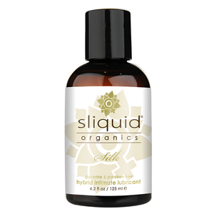 SLIQUID Organics Silk Hybrid Aloe & Silicone Intimate Lubricant (125ml)