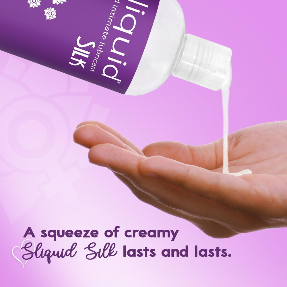 SLIQUID Silk Hybrid Water-based with Silicone Intimate Lubricant (125ml)