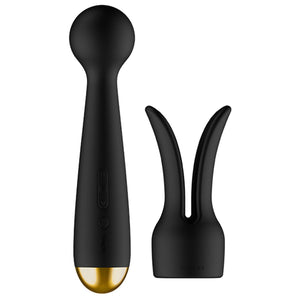 Vibrador masajeador interactivo con calefacción Emma Neo de SVAKOM (control interactivo por aplicación, video y cámara web) - Negro