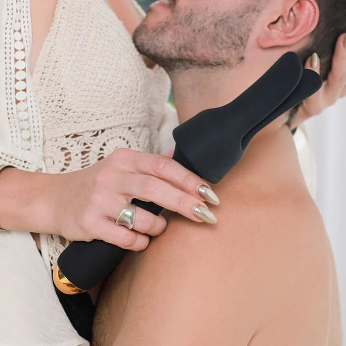 Vibrador masajeador interactivo con calefacción Emma Neo de SVAKOM (control interactivo por aplicación, video y cámara web) - Negro