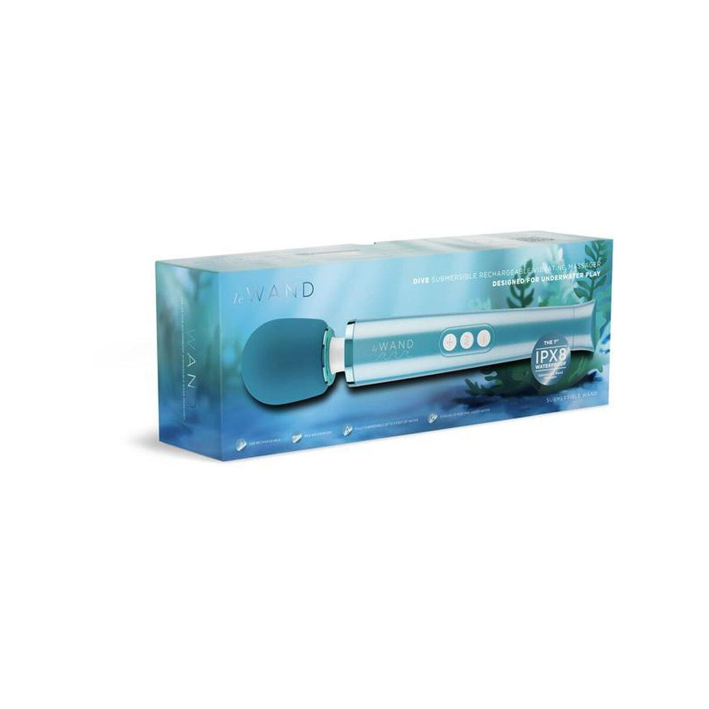Le Wand Dive Submersible Rechargeable Vibrating Massager - Blue
