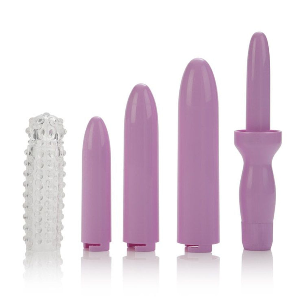 CALEXOTICS Dr. Laura Berman Vibrating Dilator Set (4 Sizes + Sleeve)