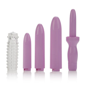 CALEXOTICS Dr. Laura Berman Vibrating Dilator Set (4 Sizes + Sleeve)