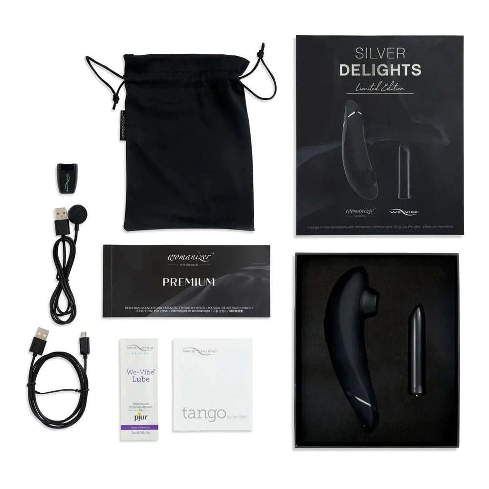WOMANIZER & WE-VIBE Duo - Limited Edition Silver Delights